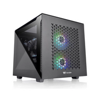 Thermaltake Divider 200 TG Air M-ATX PC Case W/ 1x200mm 1x120mm Fan Pre-Installed