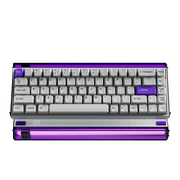 MelGeek MADE68 PRO 65% Wired Hot-Swap RGB Magnetic Mechanical Keyboard With TTC KOM Switch / PURPLE / PINK / ELEMENTS