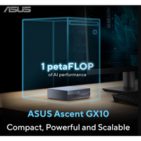 ASUS Ascent GX10 Ultra-Small AI Supercomputer NVIDIA GB10 / NVIDIA Blackwell GPU 128GB LPDDR5x Memory / Ubuntu Linux