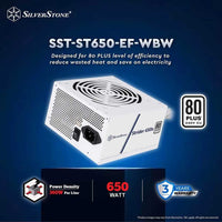 SilverStone Strider Series 650W 80 PLUS ATX PSU White Edition
