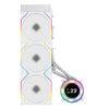 Lian Li Hydroshift II Series 360mm Side-Mounted AIO Liquid CPU Cooler With IPS LCD Screen / Black / White