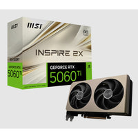 MSI GeForce RTX 5060 Ti 16G INSPIRE 2X OC / 8G INSPIRE 2X OC GDDR7 GPU 28 Gbps 128bit PCIe 5.0 DX12 NVIDIA DLSS 4