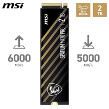 Load image into Gallery viewer, MSI SPATIUM M470 PRO 1TB / 2TB PCIe Gen4x4 M.2 2280 SSD GAMING PERFORMANCE
