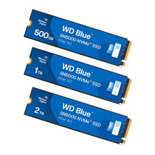Load image into Gallery viewer, Western Digital SANDISK WD Blue SN5000 / 500GB / 1TB / 2TB / 4TB M.2 2280 PCIe Gen4 x4 NVMe SSD Performance
