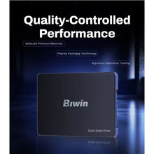 Load image into Gallery viewer, Biwin M100 2.5 Inch SATA III SSD 256GB / 512GB DRAM-less Read Speed Up to 550 MB/s
