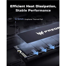 Load image into Gallery viewer, Acer Predator GM6 PCIe Gen4×4 M.2 2280 1TB / 2TB / 4TB Performance SSD Read Write Up To 7200 6200 MB/s HBM SLC
