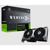 MSI GeForce RTX 5070 VENTUS 2X OC BLACK / WHITE 12GB GDDR7 192bit DUAL FAN PCIE5.0 GPU DisplayPort x3 HDMI x1