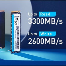 Load image into Gallery viewer, Lexar NM610 PRO 500GB 1TB 2TB M.2 2280 PCIe Gen3x4 NVMe SSD Read 3300MB/s Write 2600MB/s GAMING PERFORMANCE PC LAPTOP
