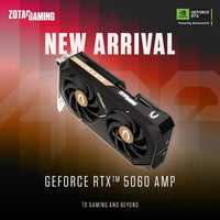 ZOTAC GAMING GeForce RTX 5060 AMP 8GB GDDR7 28Gbps 128bit PCIe5.0 DX12 NVIDIA DLSS 4 SFF Compact GPU ZT-B50600F-10M SFF