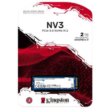 Load image into Gallery viewer, Kingston NV3 PCIe 4.0 NVMe M.2 SSD / Solid-State Drive 500GB / 1TB / 2TB / 4TB
