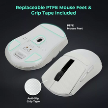 Load image into Gallery viewer, TECWARE EX1 Lightweight Tri-Mode Wireless Gaming Mouse With OLED Display &amp; RGB Charging Dock BLACK / WHITE
