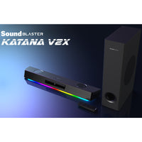 CREATIVE Sound Blaster Katana V2X Tri-Amplified Multi-Channel Gaming Soundbar with Compact Subwoofer