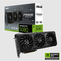 ASUS PRIME GeForce RTX 5080 OC EDITION 16GB GDDR7 256bits 10752CC DX12 NVIDIA DLSS 4 TRIPLE FAN GPU PRIME-RTX5080-O16G