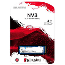 Load image into Gallery viewer, Kingston NV3 PCIe 4.0 NVMe M.2 SSD / Solid-State Drive 500GB / 1TB / 2TB / 4TB
