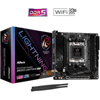 ASRock Phantom Gaming B650I Lightning WiFi AMD AM5 Mini-ITX Motherboard / Socket AM5 & DDR5