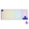 Akko 3084B Plus BLUE ON WHITE Fully Assembled Multi-Mode Wireless Hot-Swap Keyboard