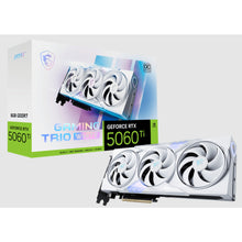 Load image into Gallery viewer, MSI GeForce RTX 5060 Ti 8G GAMING TRIO OC GDDR7 Black/White 28Gbps 128bit PCIe5.0 DX12 DLSS4 G506T-8GTC / G506T-8GTCW
