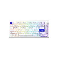AKKO MOD 007B PC Blue On White Tri-Mode Hot-Swappable Mechanical Keyboard Akko V3 Piano Pro Switch