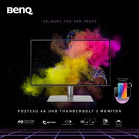BenQ PD2725U Thunderbolt 3 Monitor 27"/ 4K UHD / IPS / 60Hz / 5ms / DisplayHDR 400 / 100% sRGB & Built In Speaker