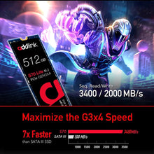 Load image into Gallery viewer, addlink S70 Lite Series PCIe GEN3x4 NVMe M.2 SSD 256GB / 512GB / 1TB

