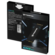 Load image into Gallery viewer, Acer Predator GM6 PCIe Gen4×4 M.2 2280 1TB / 2TB / 4TB Performance SSD Read Write Up To 7200 6200 MB/s HBM SLC
