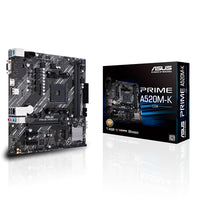 ASUS PRIME A520M-K/CSM mATX AMD Motherboard / AMD AM4
