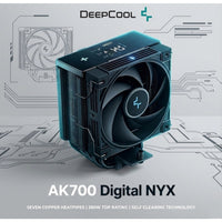 Deepcool AK700 DIGITAL NYX Cpu Air Cooler Intel LGA1851 / 1700 / 1200 / 115X / AMD AM5 / AM4