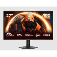 AOC 27G50F / 27” Full HD IPS Gaming Monitor with 180Hz/ 0.5ms MPRT /NVIDIA G-Sync Compatible