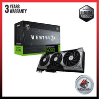 MSI GeForce RTX 5090 VENTUS 3X OC 32GB GDDR7 28Gbps 512bit PCIe5.0 DX12 NVIDIA DLSS 4 Triple Fan Design GPU G5090-32V3C