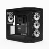 HYTE Y50 Dual Chamber Panoramic Glass ATX Case with 4x ARGB Fans