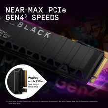 Load image into Gallery viewer, WD_BLACK SN850X Series NVMe PCIe Gen4 x4 M.2 SSD / 4TB / 8TB
