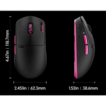 Load image into Gallery viewer, Pulsar Pro Series Susanto-X Gaming Mouse Symetrical Shape / 18H Battery Life / 50g / XS-1 Sensor / 8K Polling Rate
