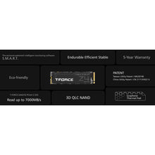 Load image into Gallery viewer, TeamGroup T-FORCE Z44A7Q 1TB/ 2TB M.2 2280 NVMe GEN4x4 SSD
