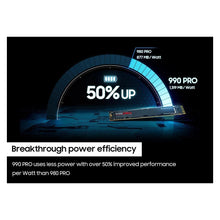 Load image into Gallery viewer, SAMSUNG 990 PRO SSD Series 1TB 2TB 4TB PCIe 4.0 NVMe Gen4 M.2 2280 SSD Performance Heatsink PS5 Ready / Non Heatsink
