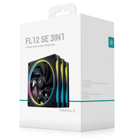 DeepCool FL12 SE 3 IN 1 ARGB 120mm Fans 500 to 2150 RPM BLACK / WHITE
