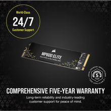 Load image into Gallery viewer, CORSAIR MP600 ELITE PCIe Gen4 x4 NVMe 1.4 M.2 Solid State Drive SSD 1TB / 2TB
