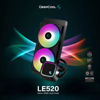 DeepCool LE520 AIO CPU Liquid Cooler With High Performance ARGB Fans 240mm