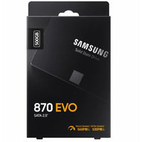 SAMSUNG 870 EVO SATA III 2.5" V-NAND Internal SSD / 250GB / 500GB / 1TB
