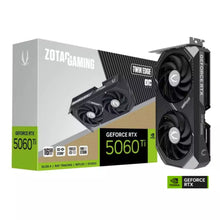Load image into Gallery viewer, ZOTAC GAMING GeForce RTX 5060 Ti / Twin Edge / Twin Edge OC White Edition / 8GB / 16GB GDDR7 2602 MHz Dual Fan SFF-Ready
