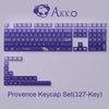 Akko ASA / CHERRY / SAL / JDA / OEM / OSA Profile PBT Double Shot Keycap Set