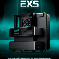 PHANTEKS EX5 ATX DRGB TG PC CASE SATIN BLACK W/ S25-120mm MAINBOARD REAR FAN
