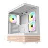 Thermaltake View 270 Plus WS ARGB Mid-Tower ATX PC Case Black / Snow