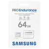SAMSUNG PRO Endurance microSDXC UHS-I Memory Card With Adapter / 64GB / 128GB / 256GB