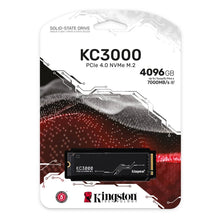 Load image into Gallery viewer, Kingston KC3000 4096GB PCIe 4.0 NVMe M.2 SSD
