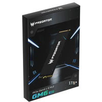 Acer Predator GM6 PCIe Gen4×4 M.2 2280 1TB / 2TB / 4TB Performance SSD Read Write Up To 7200 6200 MB/s HBM SLC