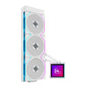 LIAN LI HYDROSHIFT II LCD-S Side Mounted AIO Liquid CPU Cooler With 3/4" IPS LCD Screen 360mm BLACK / WHITE