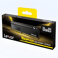 Lexar THOR 2nd Gen U-DIMM DDR5 Desktop Memory 8GB 1x8GB / 32GB 1x32GB 6000MHz CL38 / CL40 Black