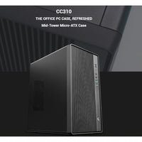 Deepcool CC310 M-ATX Office CASE 1x120mm Rear Fan Pre-Installed