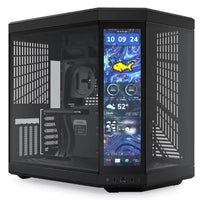 HYTE Y70 Touch Infinite Black / White / Snow White / Red Dual Chamber ATX Case with Touchscreen LCD Panel