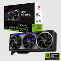 ASUS ROG Astral GeForce RTX 5090 32GB GDDR7 OC Edition BLACK / WHITE 512bits 21760CC DX12 NVIDIA DLSS QUAD FAN GPU